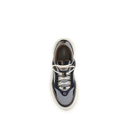 Fendi Multicolor Calf Leather Bos Taurus Athletic Sneakers