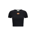Fendi Black Cotton T-Shirt