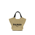 Balmain Beige Viscose Shoulder Bag