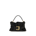 Balmain Black Calf Leather Bos Taurus Handbag