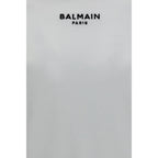 Balmain White Cotton T-Shirt