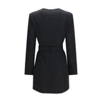 Balmain Black Wool Oves Aries Blazer