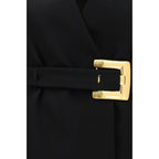 Balmain Black Wool Oves Aries Blazer