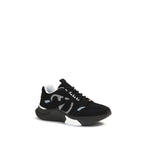 Valentino Garavani Black Fabric Athletic Sneakers