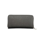 Mario Valentino Black Polyurethane Womens Wallet