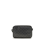 Black Fabric Shoulder Bag
