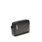 Black Fabric Shoulder Bag