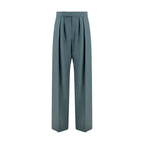 Chloé Bicolor Wool Oves Aries Dress Pants