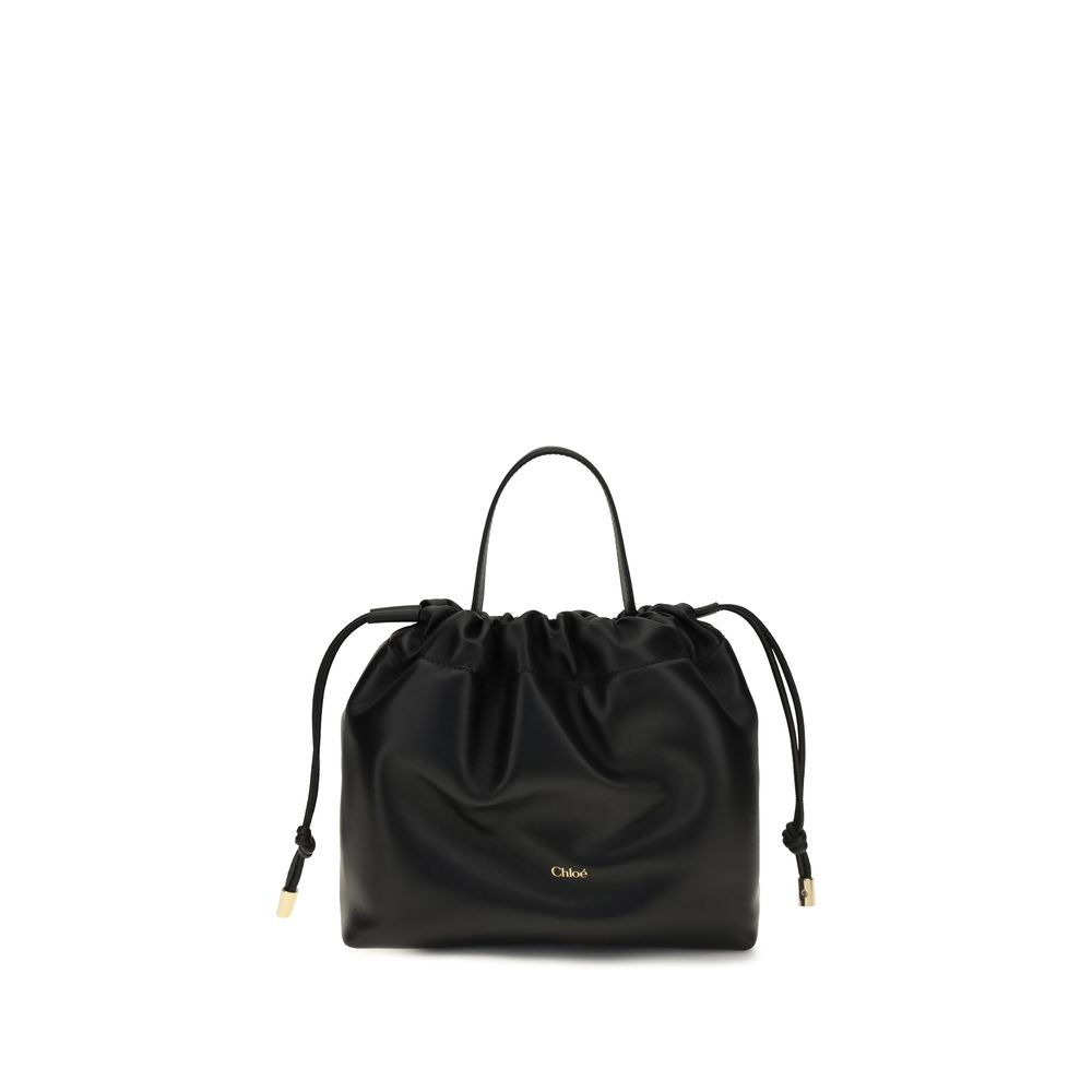 Chloé Black Lamb Ovis Aries Shoulder Bag