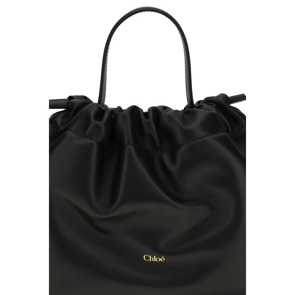 Chloé Black Lamb Ovis Aries Shoulder Bag