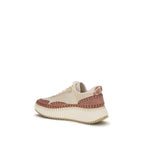 Chloé Beige Nylon Athletic Sneakers