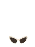 Balenciaga White Nylon Sunglasses