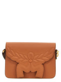 MCM Brown Calfskin Crossbody Bag