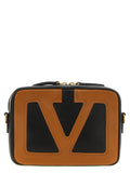 Valentino Garavani Brown Lamb Leather Crossbody Bag
