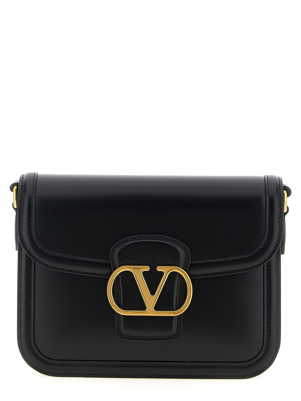 Valentino Garavani Black Calfskin Crossbody Bag