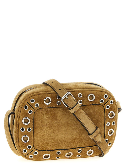 Beige Cowhide Crossbody Bag