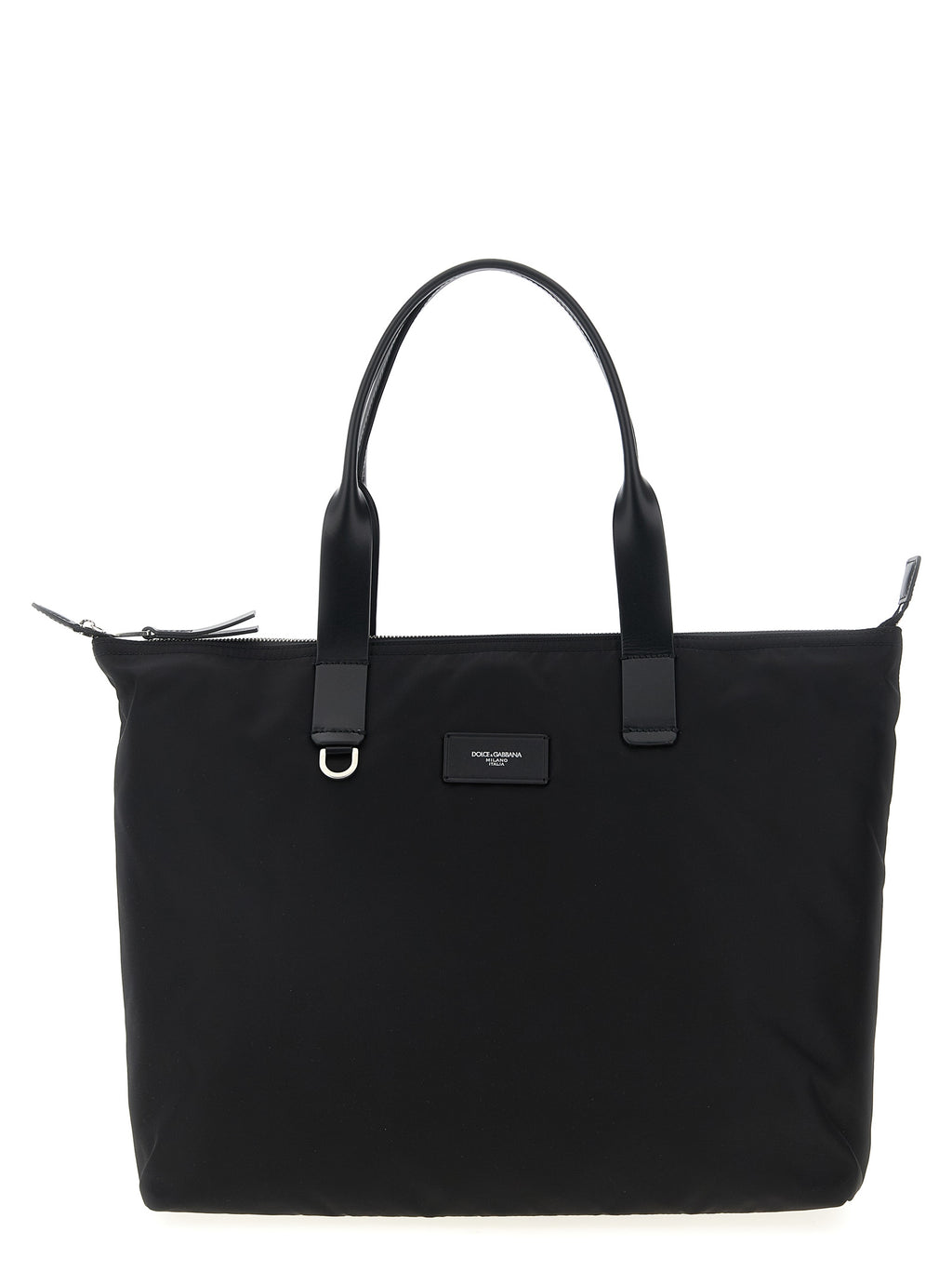Dolce & Gabbana Black Polyamide Tote Bag