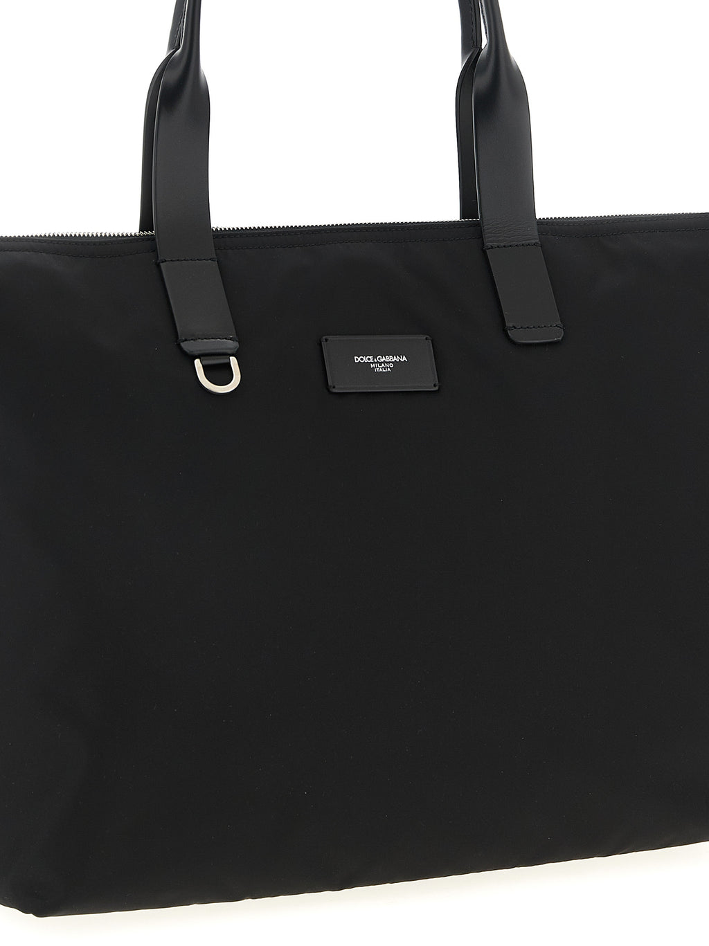 Dolce & Gabbana Black Polyamide Tote Bag