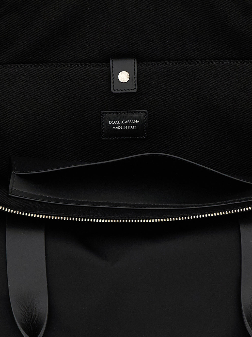 Dolce & Gabbana Black Polyamide Tote Bag