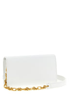 Balmain White Calfskin Cardholder