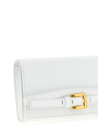 Balmain White Calfskin Cardholder