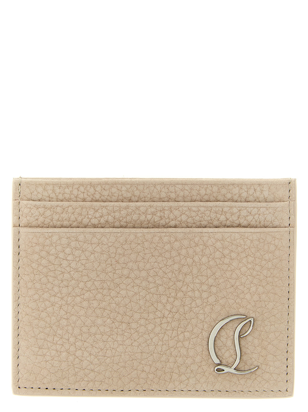 Christian Louboutin Beige Calfskin Cardholder