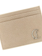 Christian Louboutin Beige Calfskin Cardholder