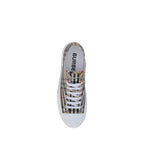 Burberry Brown Cotton Sneakers
