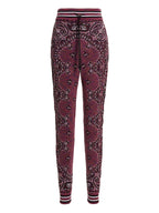 Amiri Purple Cotton Joggers (Workout Pants)