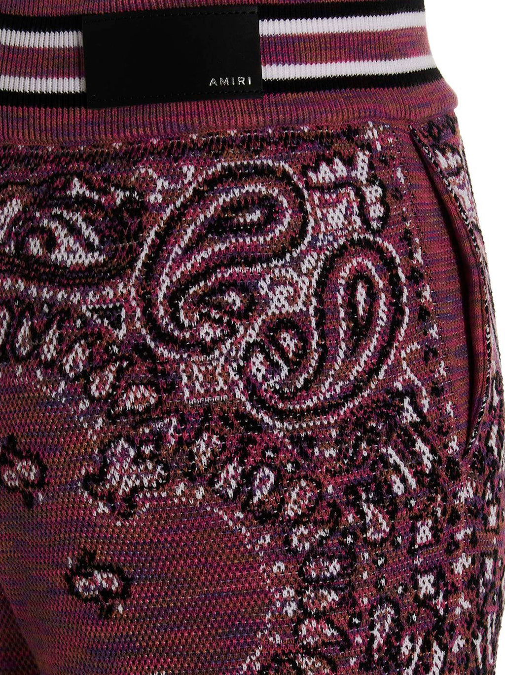 Amiri Purple Cotton Joggers (Workout Pants)