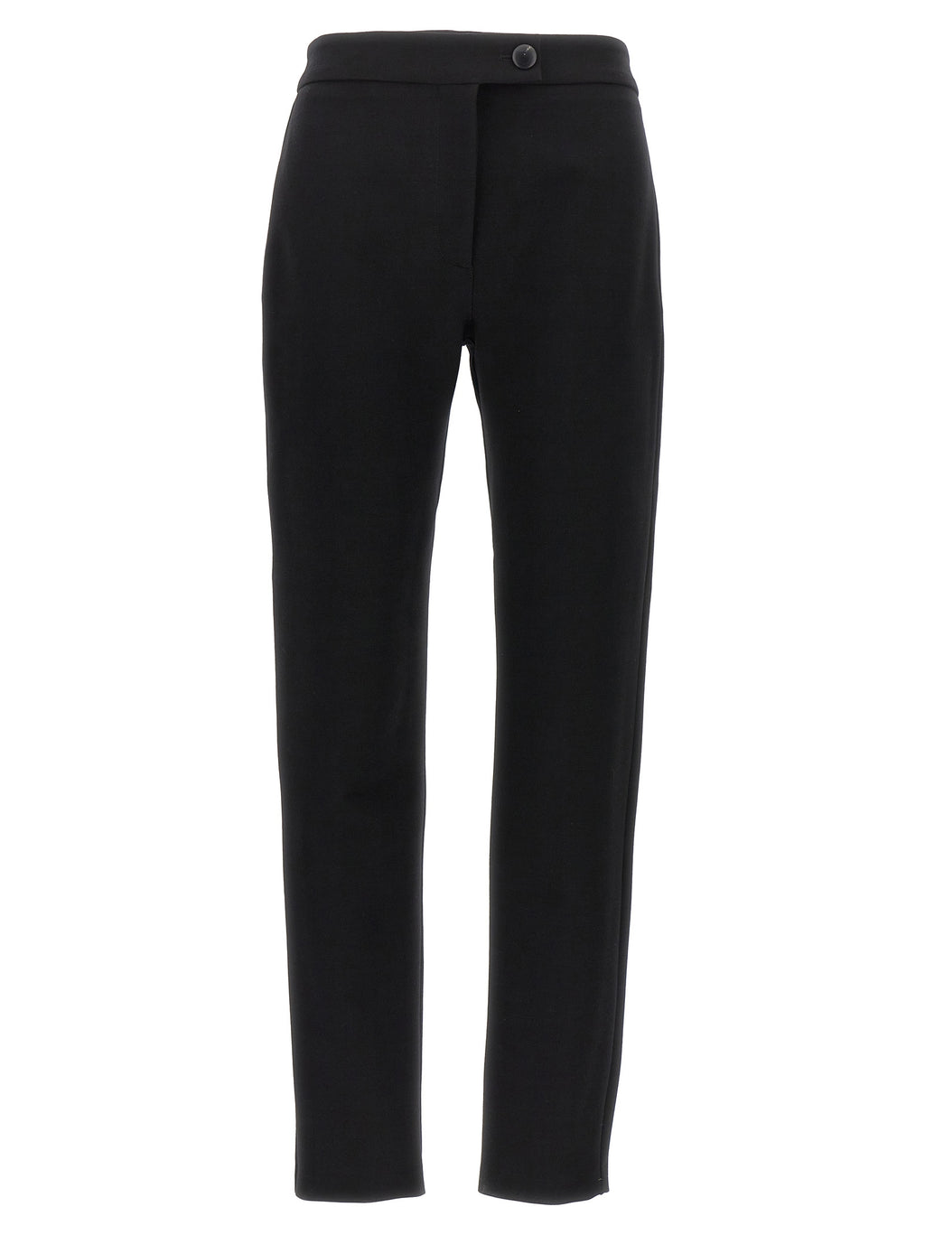 Ferragamo Black Elastane Skinny Pants
