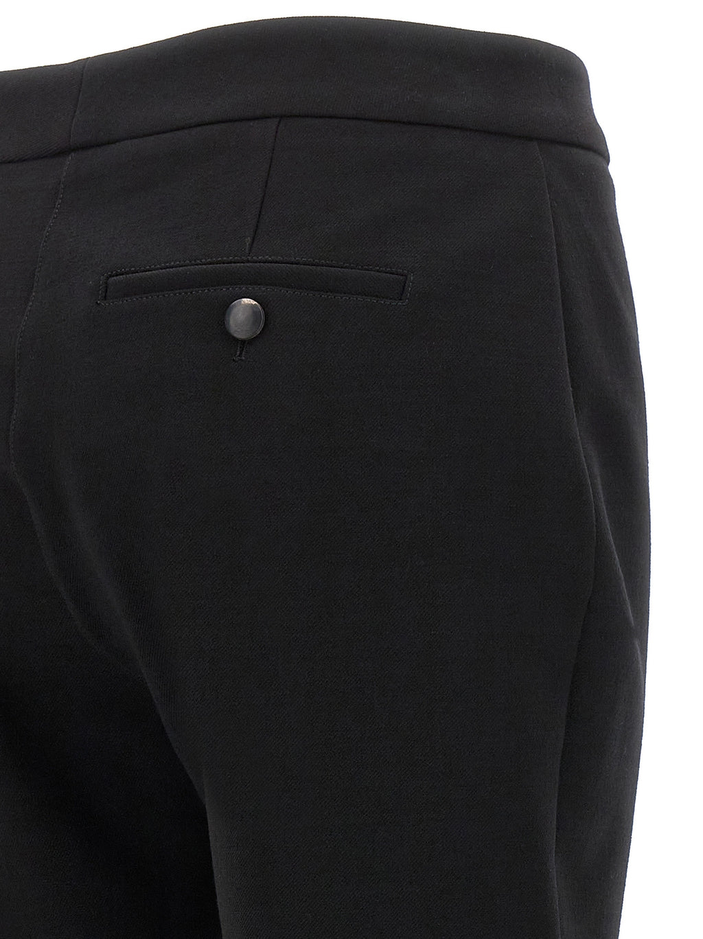 Ferragamo Black Elastane Skinny Pants