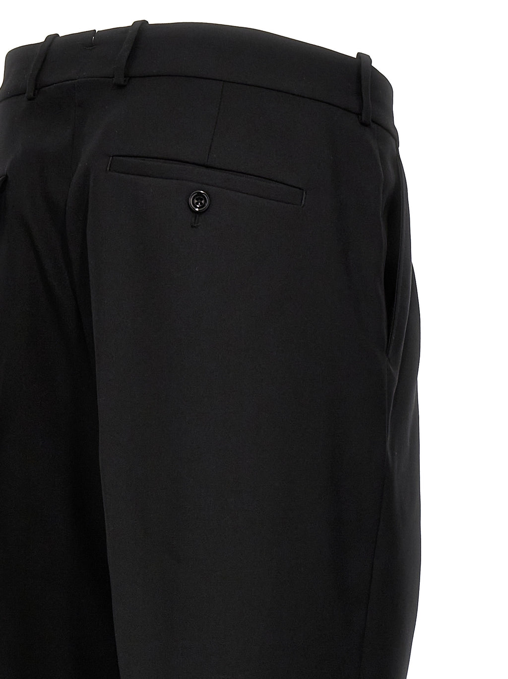 Alexander McQueen Black Wool Dress Pants