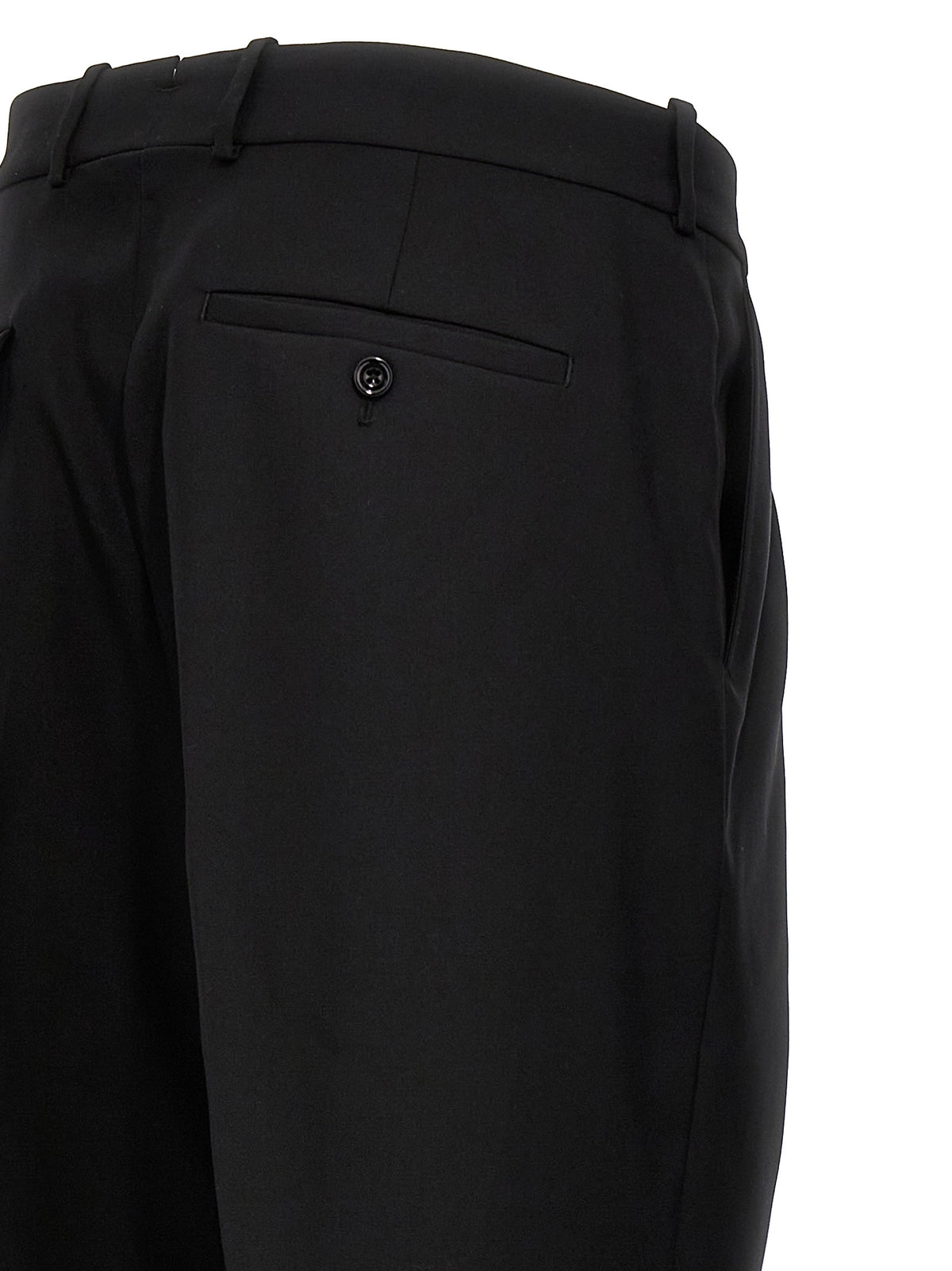 Alexander McQueen Black Wool Dress Pants