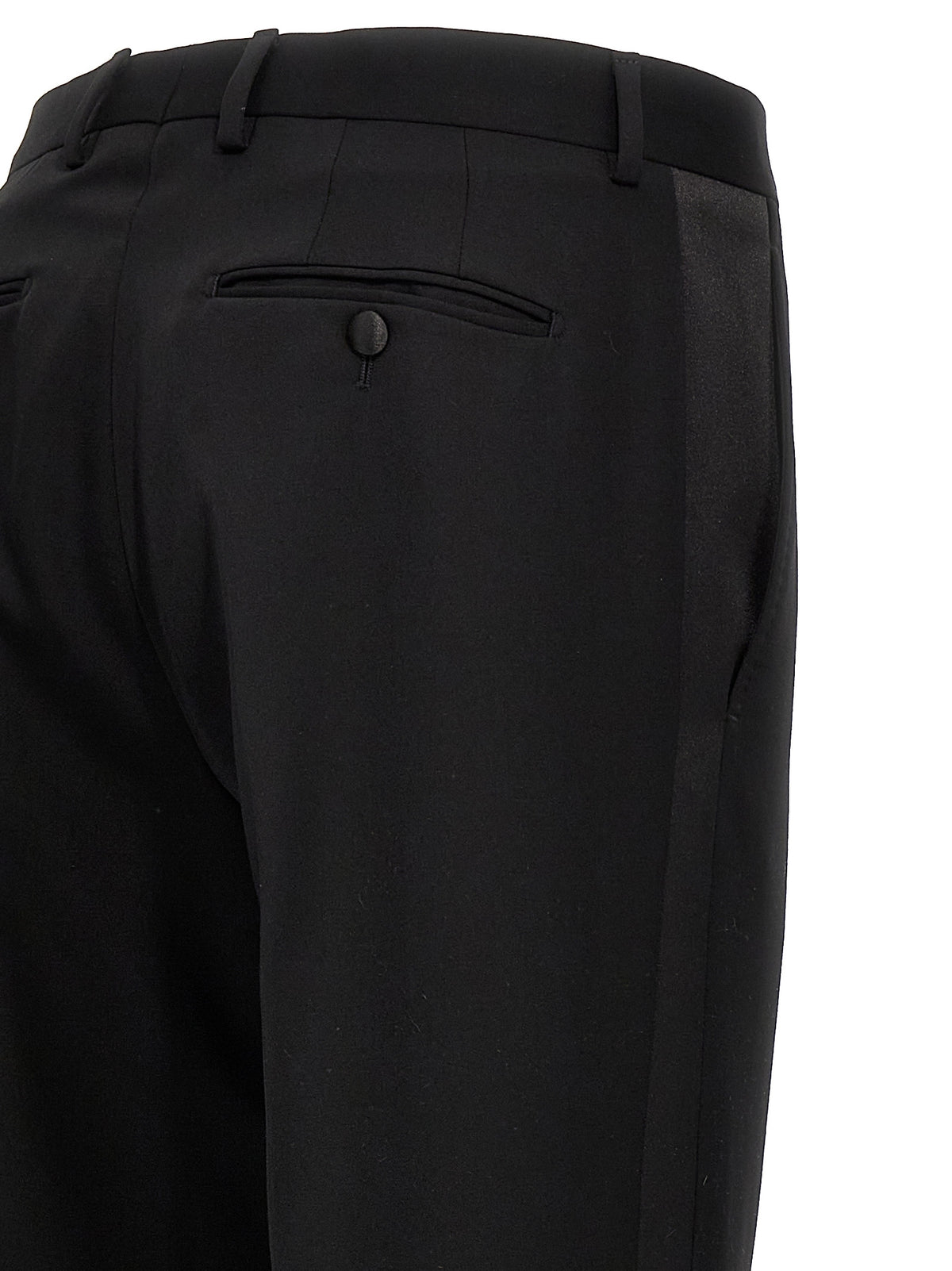 Lanvin Black Wool Dress Pants