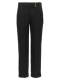 Tom Ford Black Viscose Dress Pants
