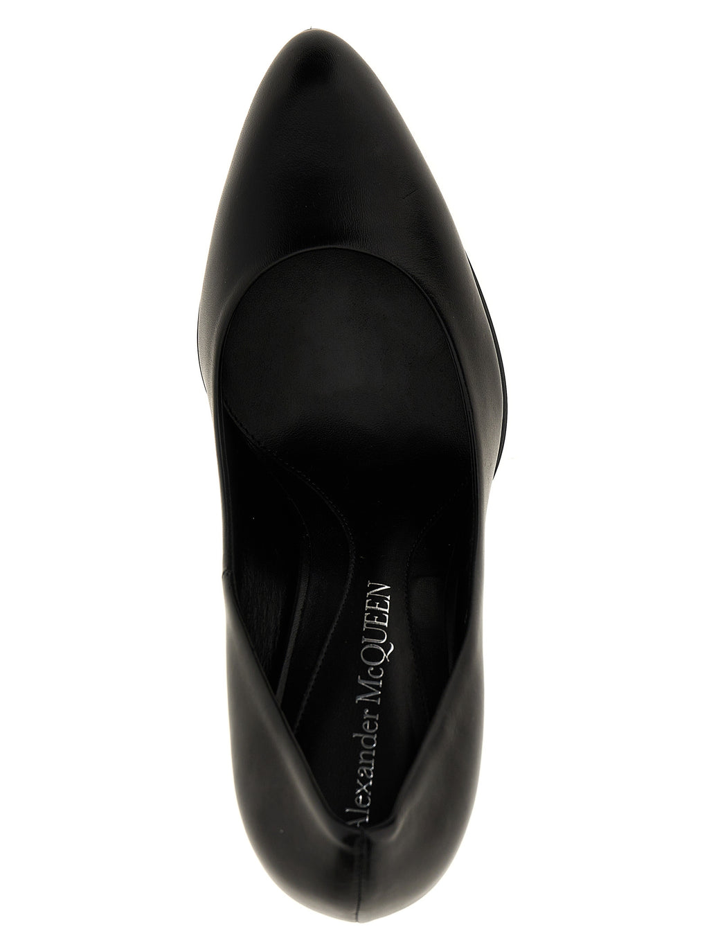 Alexander McQueen Black Lambskin High Heel Pumps