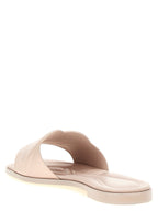 Alexander McQueen Multicolor Calfskin Slides