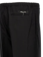 Fendi Black Virgin Wool Dress Pants