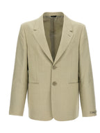 Fendi Beige Virgin Wool Blazer