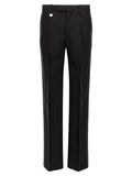 Burberry Black Virgin Wool Dress Pants
