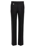 Burberry Black Virgin Wool Dress Pants