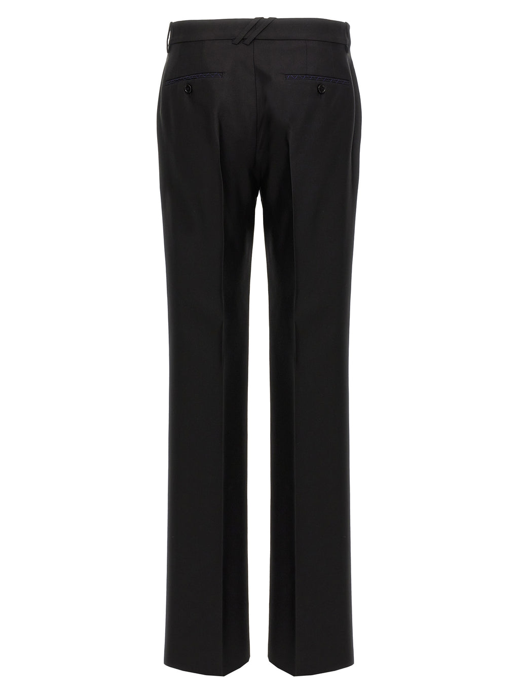 Burberry Black Virgin Wool Dress Pants