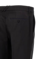Burberry Black Virgin Wool Dress Pants