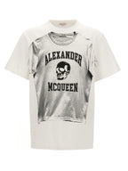 Alexander McQueen Bicolor Cotton T-Shirt