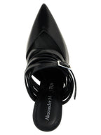 Alexander McQueen Black Cowhide High Heel Pumps