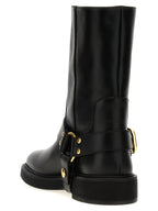 Valentino Garavani Black Calfskin Ankle Boots