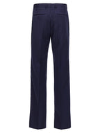 Givenchy Blue Wool Dress Pants