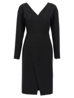 Fendi Black Viscose Midi Dress
