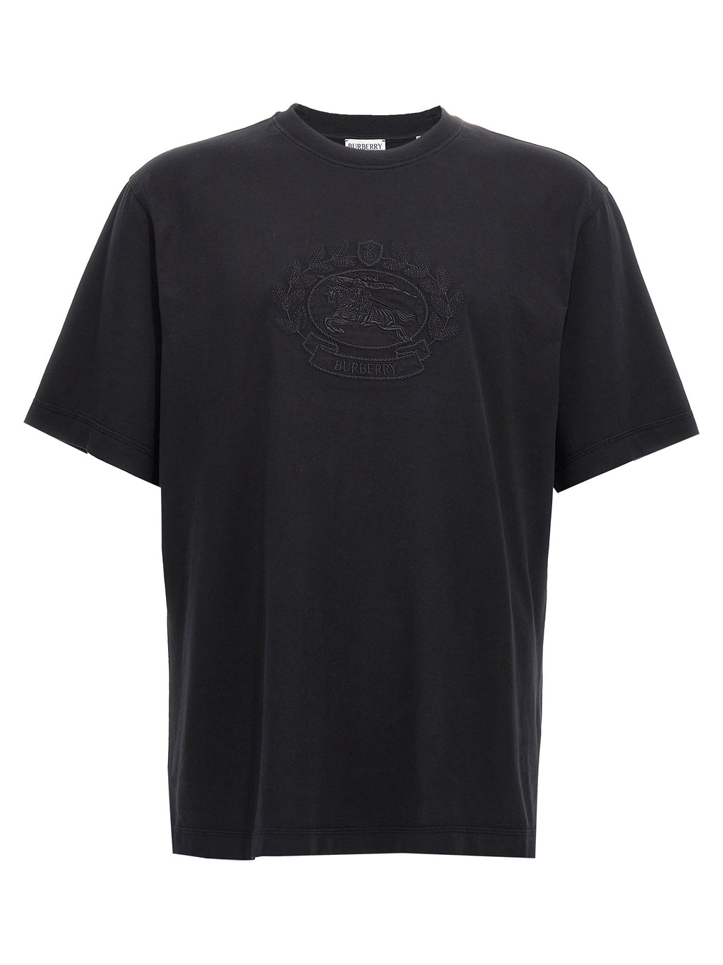 Burberry Black Cotton T-Shirt